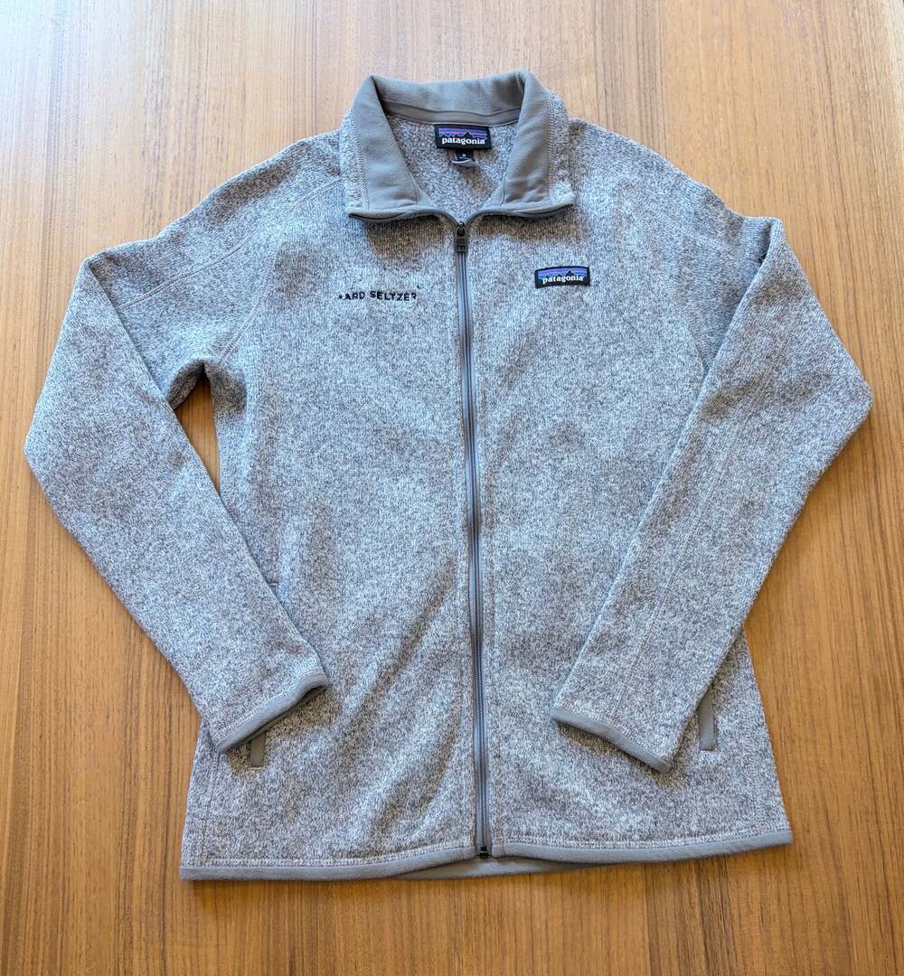 Patagonia Better Sweater Fleece Jacket Womens M, Full Zip Gray Gorpcore Layer